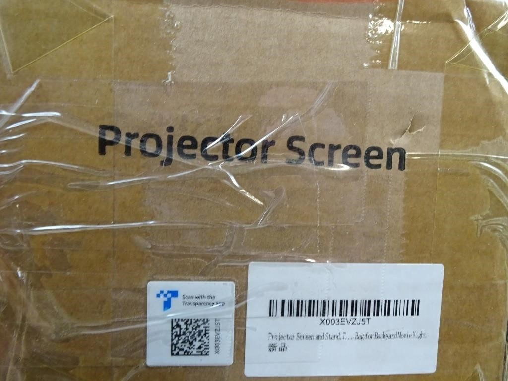 Projector Screen - Appears New - Unknown Size