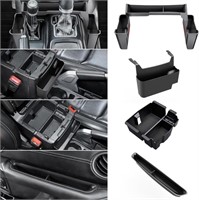 4PCS Upgraded Center Console Organizer for Jeep