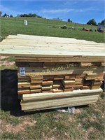 Stack of Treated 1 x 6 x 4  Boards