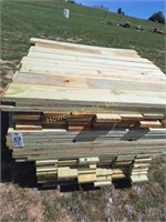 Stack of Treated 1 x 6 x 4 Boards