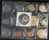 1966, 1968 Canadian Mint 5 Coin Proof Set
