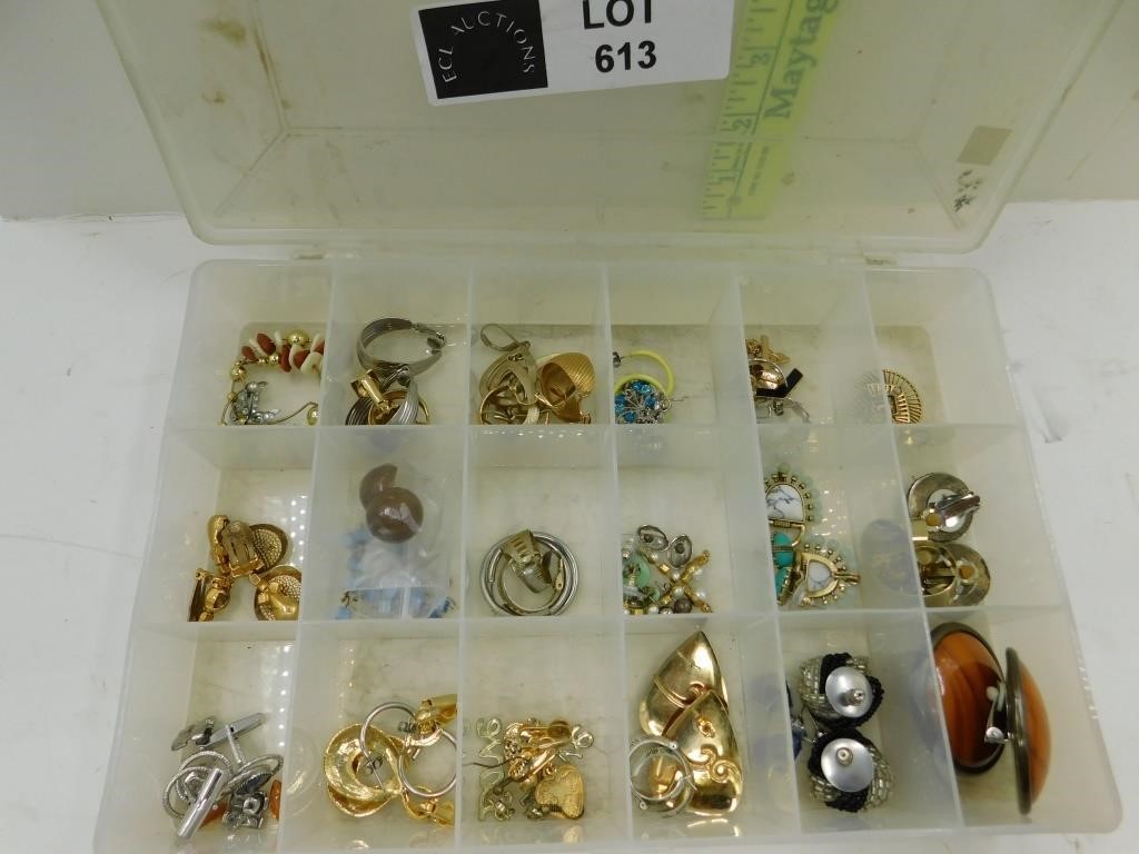 TRAY OF EARRINGS