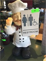 Chef Sign Holder - Approx. 22" T