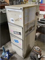 4 Drawer Filing Cabinet w/- Key