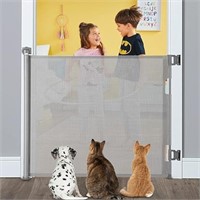 Retractable Baby Gate, Extra Wide Safety Kids Or