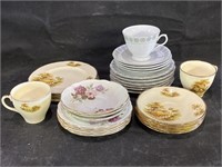 VTG Porcelain Saucers & More