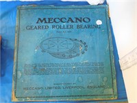 MECCANO BOX LID GEARED ROLLER BEARINGS