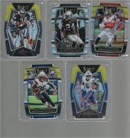 21 Panini Select Die Cut Cards: Bo Jackson Yellow/