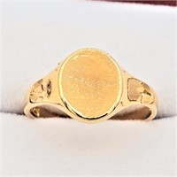 Sterlng Silver Signet Ring-New