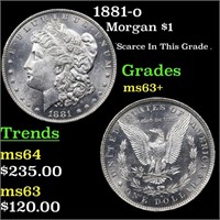 1881-o Morgan $1 Grades Select+ Unc