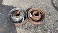 (2) Steel Rims - 17" & 19"