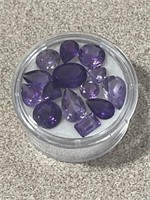 Large Collection of (14) Amethyst Gemstones