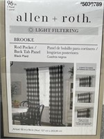 ALLEN ROTH ROD POCKET PANEL RETAIL $30