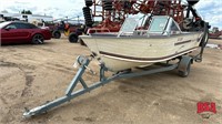 Blue Fin 15' Boat, Motor and Trailer