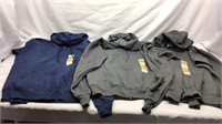 C4) THREE NEW SMALL HOODIES