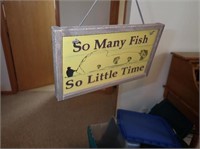 So Many Fish / So Little Time / Wall Plaque -