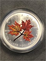 2001 1oz FINE SILVER CANADA $5 COIN
