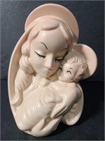 Vintage Hull art pottery Madonna & child