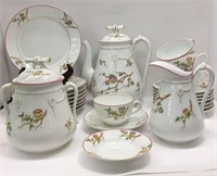 Porcelain Floral Tea Set