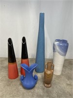 Pottery vases