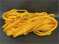 Yellow Twisted Nylon Rope
