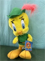 Tweety Bird Robin Hood Plush Ace 1997 Vintage