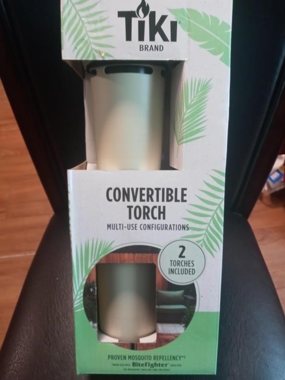 Tiki Brand Convertible Torch 2 torches included