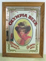 Olympia Beer Mirror, 19" x 25"