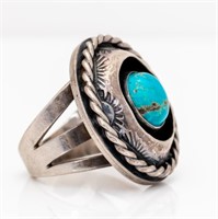 Jewelry Sterling Silver Turquoise Ring
