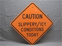 Official Retired Caution Slippery Road Conditions