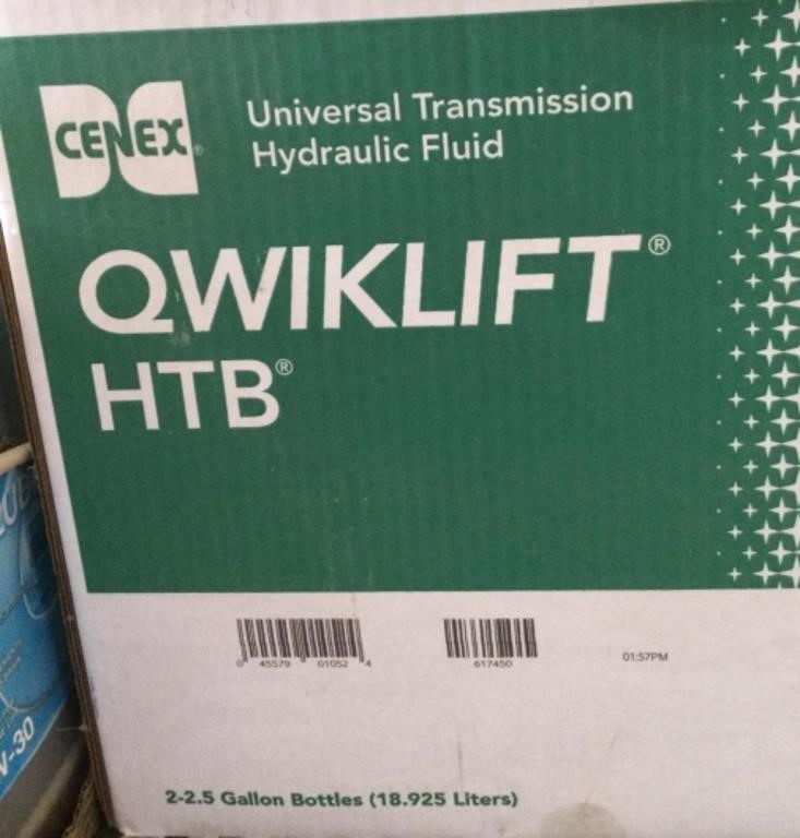 Universal transmission hydraulic fluid mostly full