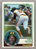 1983 TONY GWYNN ROOKIE TOPPS CARD