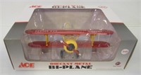 Die cast metal biplane for Ace Hardware in