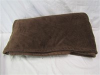 Brown Fleece Blanket Queen Size
