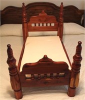 Wood Doll Bed