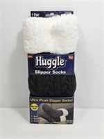 NEW - HUGGLE NON SLIP GRIP SLIPPERS - ONE SIZE
