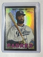 2016 Topps Matt Kemp THC-449 Chrome Black /67!