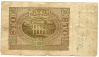 Poland 100 Zlotych Note - 1940