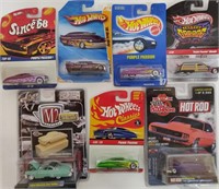 7 Collectible Cars in Packaging Incl Hot Wheels