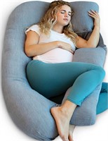 Pharmedoc Pregnancy Pillows, U-Shape Full Body Po