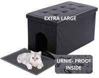 MEEXPAWS cat Litter Box Enclosure Furniture Hidde