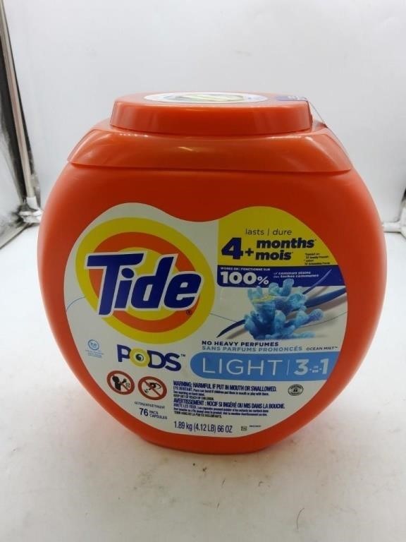 Tide 3 in 1 detergent