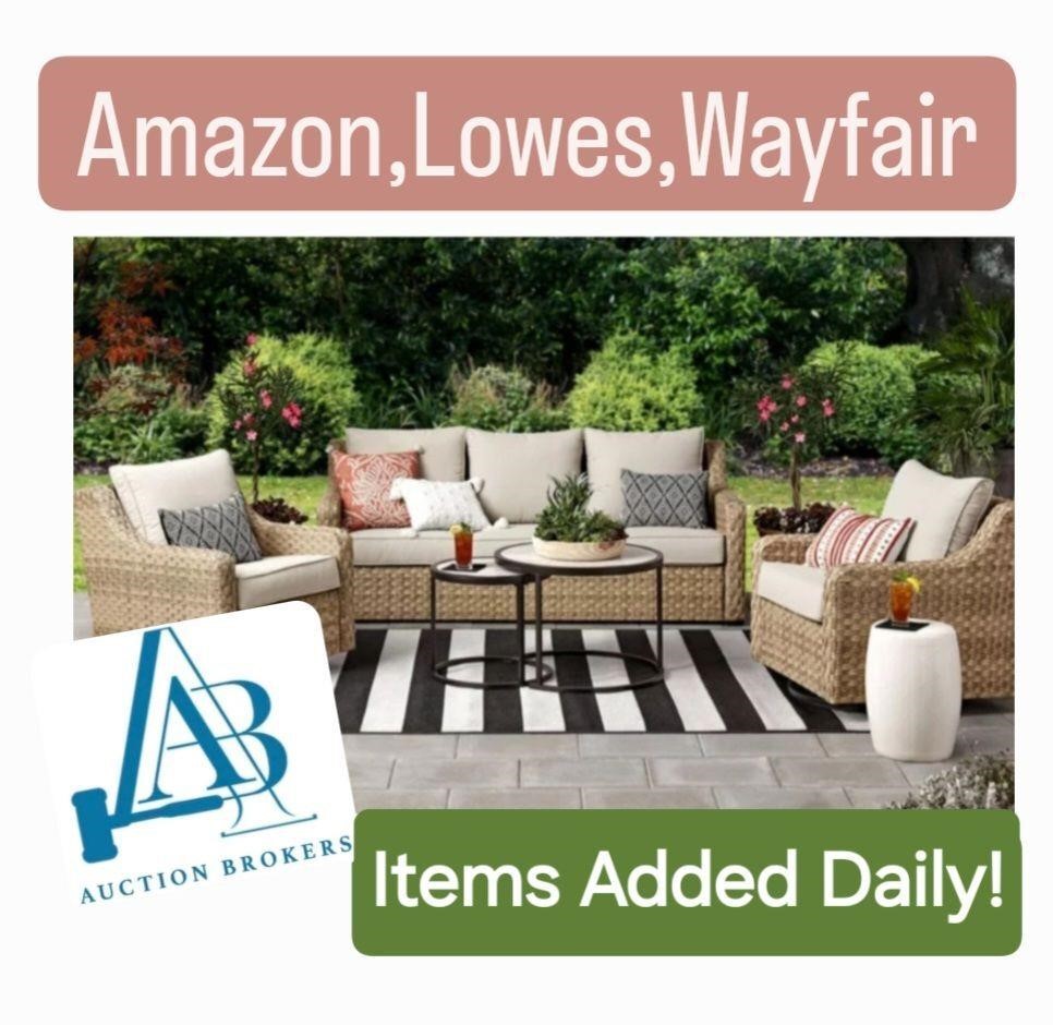 LOTS ADDED DAILY! Amazon & Lowes Goods & Pallet Auction 7-15