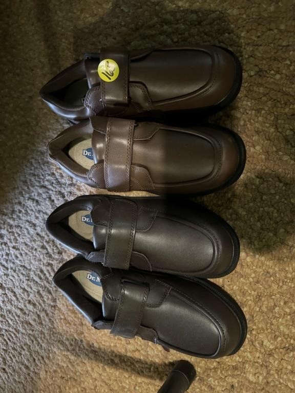 2 Pairs of Men's Velcro Shoes 8D