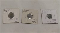 3 items marked "Roman Coin"