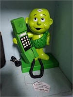 M.c.m. little sprout pushbutton phone Green giant