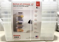 Iris Buckle-up Storage Set 4-pack *slight Crack