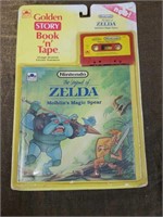 NIP Nintendo ZELDA Golden story book & cassette