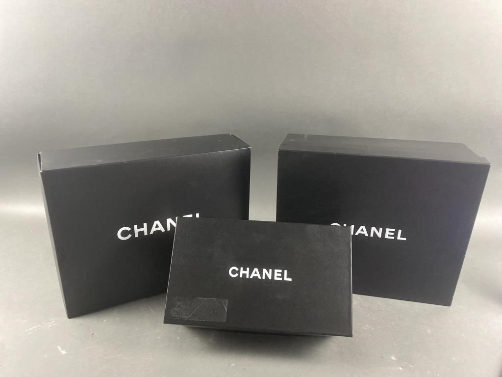 3 Empty Chanel Boxes