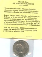 1965 Sir Winston Churchill Crown Commemorative